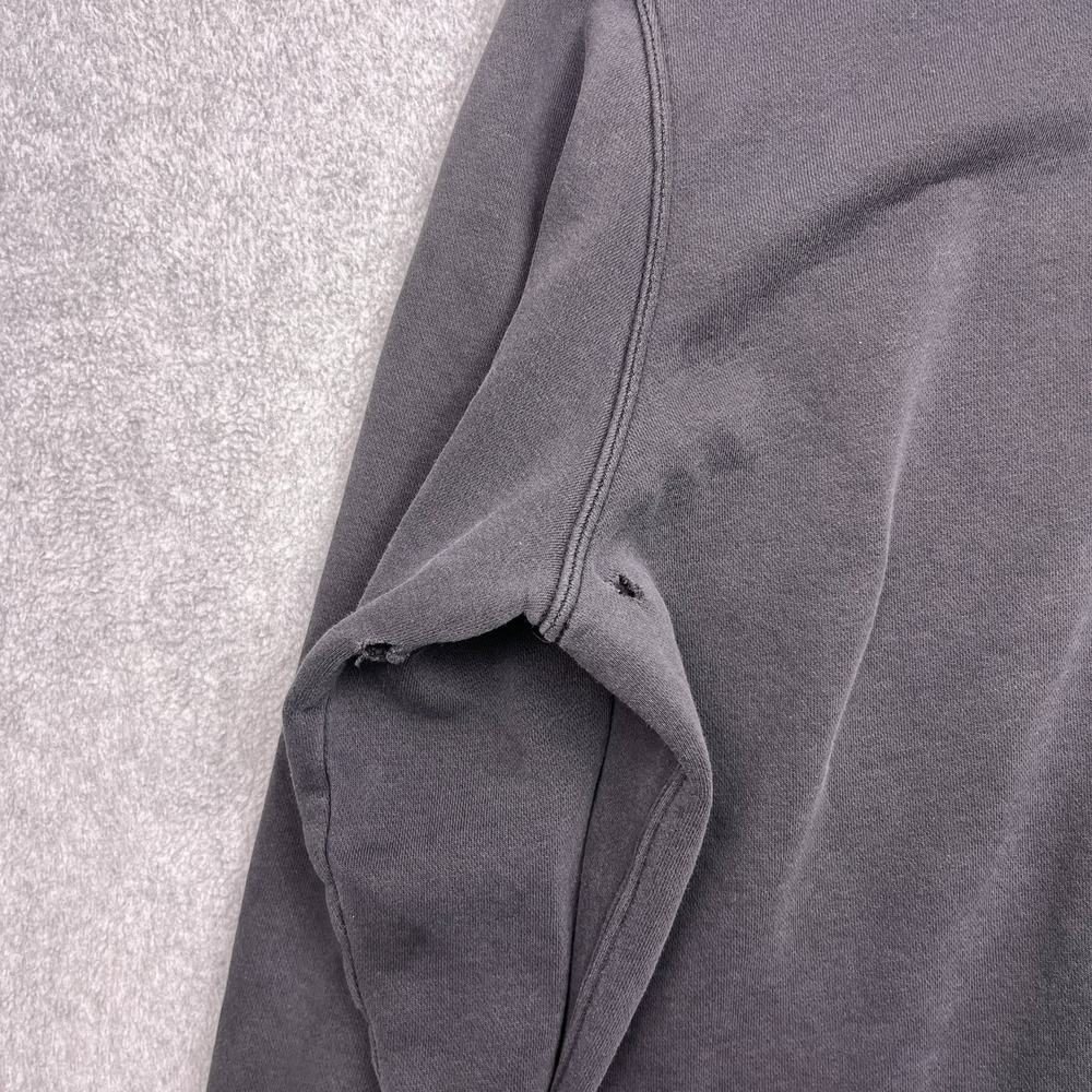 Nike Hoodie Mens XL Black Pullover Sweatshirt Faded Logo Drawstring Active - Picture 7 of 12